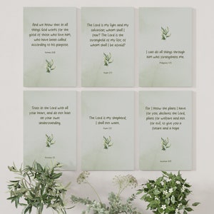 Printable Bible Verse Wall Art, Scripture Printable, Christian Wall Art, Digital Download PDF