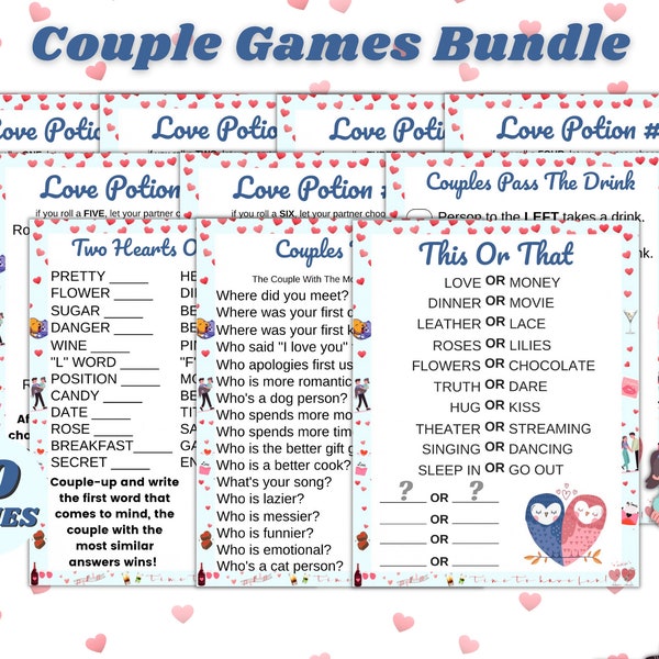 Adult Couples Shower Games - Etsy