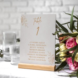 Minimalist Hochzeit Sitzplan, Sitzplan, Gästeliste Vorlage, Hochzeit druckbar, digitaler Download PDF