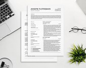 Resume Template, Resume CV Template Set, Minimalist Template, Application Letter Template, Digital Download PDF