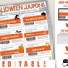 Editable Halloween Coupons Printable Halloween Gift Candy - Etsy