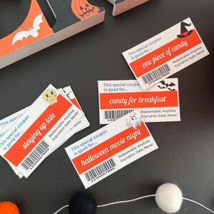 Editable Halloween Coupons, Printable Halloween Gift, Candy Coupons ...