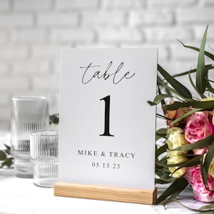 Editable Wedding Table Number Template, 4x6 Wedding Template Printables, Minimalist Table Sign, Editable Template, Digital Download PDF