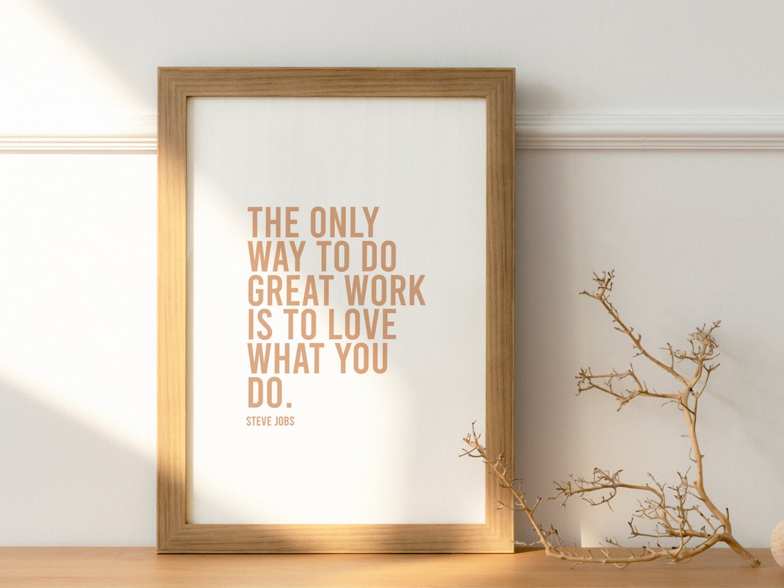 Printable Motivational Quote Wall Art, Inspirational Decor, Positive ...