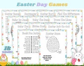 Easter Printable Games, Easter Games for Kids, 12-Page PDF Download