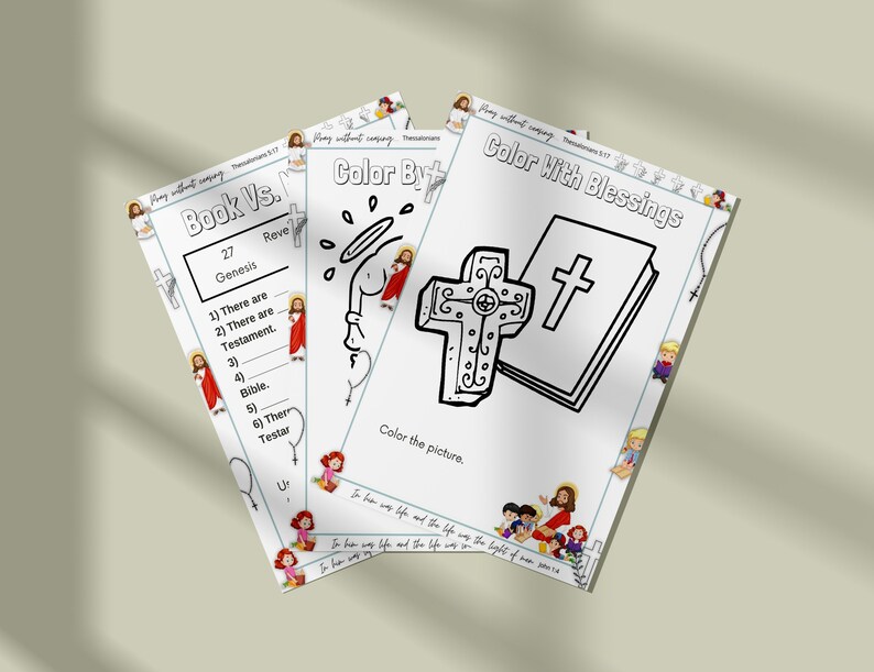 Bible Games Printable Pages Bible Games Bundle for Kids PDF - Etsy