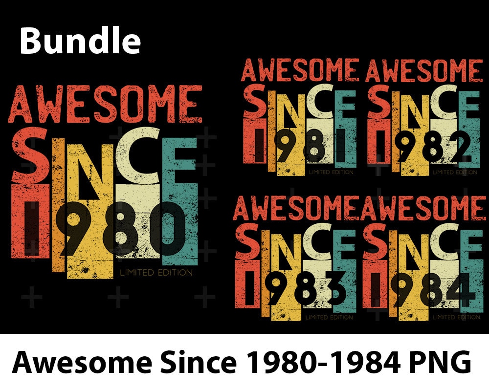1980 1981 1982 1984 - Etsy