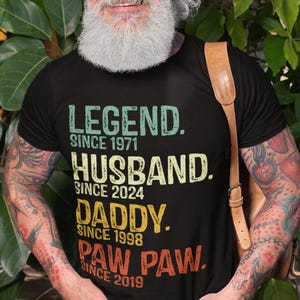 Legend Husband Daddy Grandpa Customized PNG Father's Day PNG Personnalized Legend Husband Grandpa Personalized Family Design