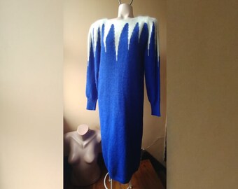 angora sweater dress