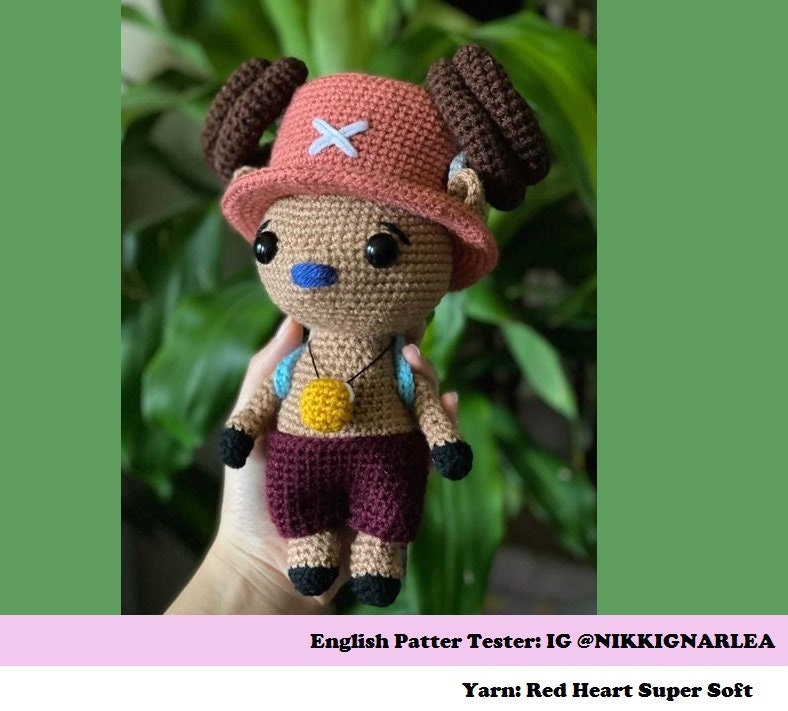 Chopper Amigurumi Pattern One Piece ENG/ESP Etsy