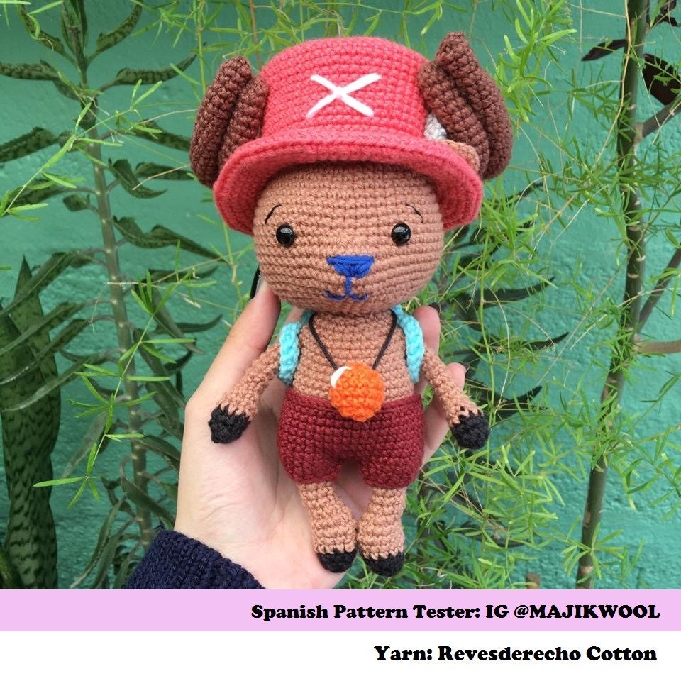 Chopper Amigurumi Pattern One Piece ENG/ESP Etsy