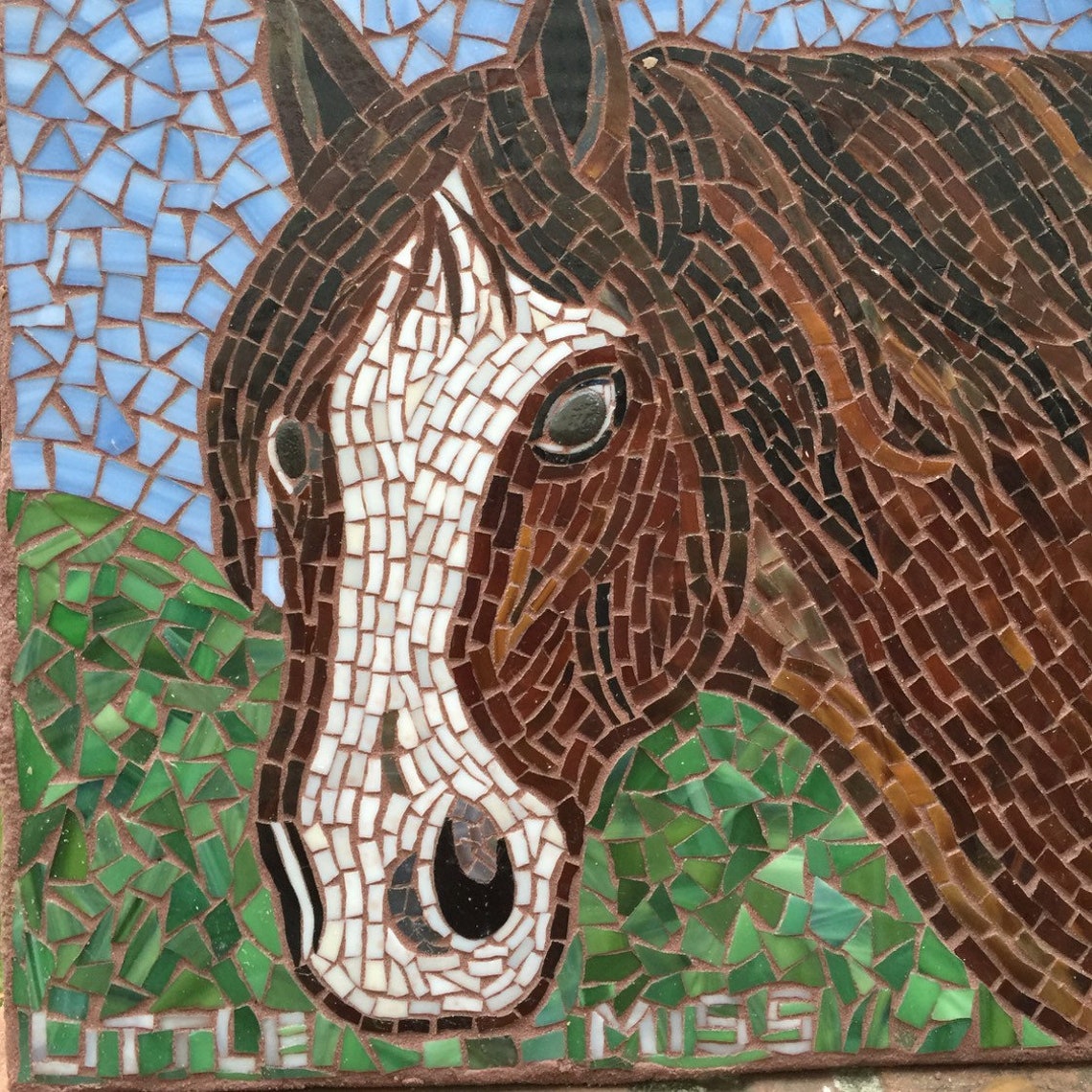Custom Horse Mosaic Portrait Etsy.de
