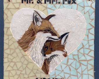 Custom made mosaic sign or stepping stone based on your design.