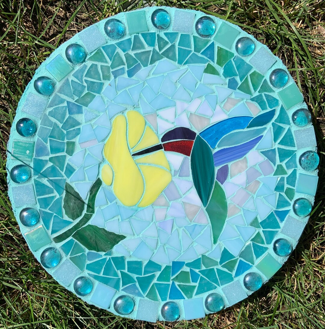 Hummingbird Stepping Stone Etsy