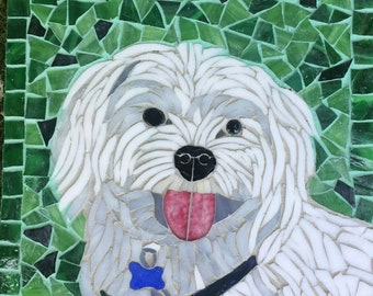 Custom Dog Mosaic Portraits