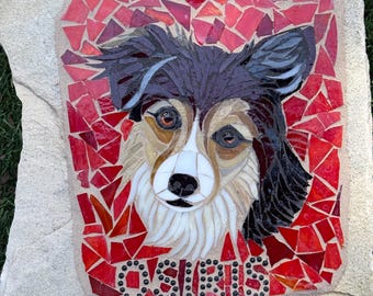 Custom Dog Mosaic Portraits