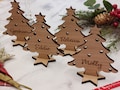 Personalised Wooden Christmas Name Place Setting | With or Without Stand product logo