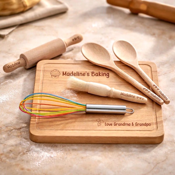 Personalised Childrens Baking Set