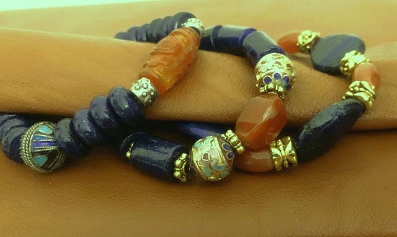 Boho Stackable Gemstone Chinese Flair Bracelets, … - image 8