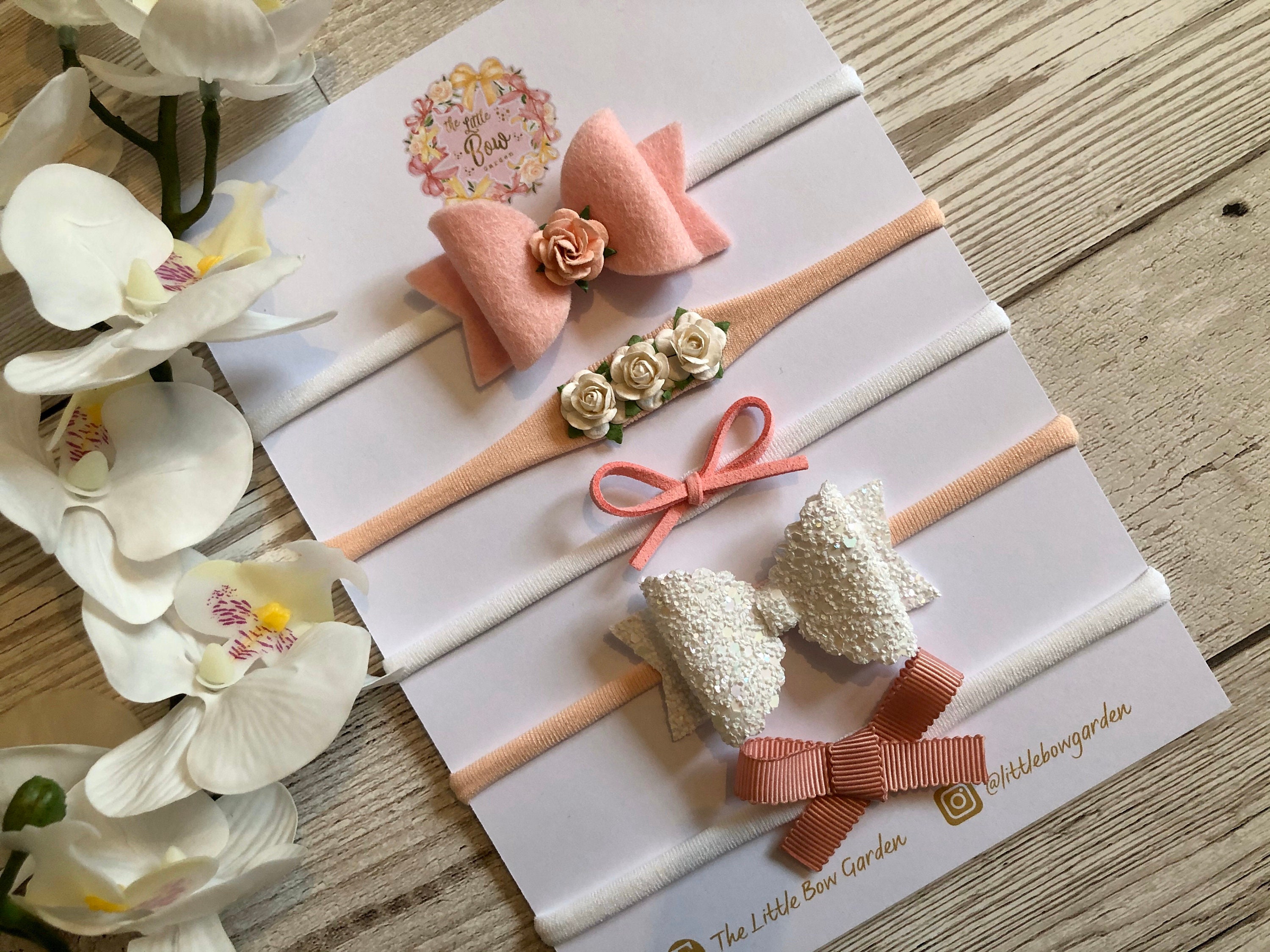 Baby headband set baby headband starter set newborn | Etsy