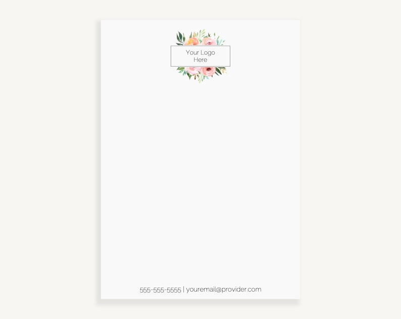 Custom Logo Notepads for Your Business, Blank Notepad, Personalized ...
