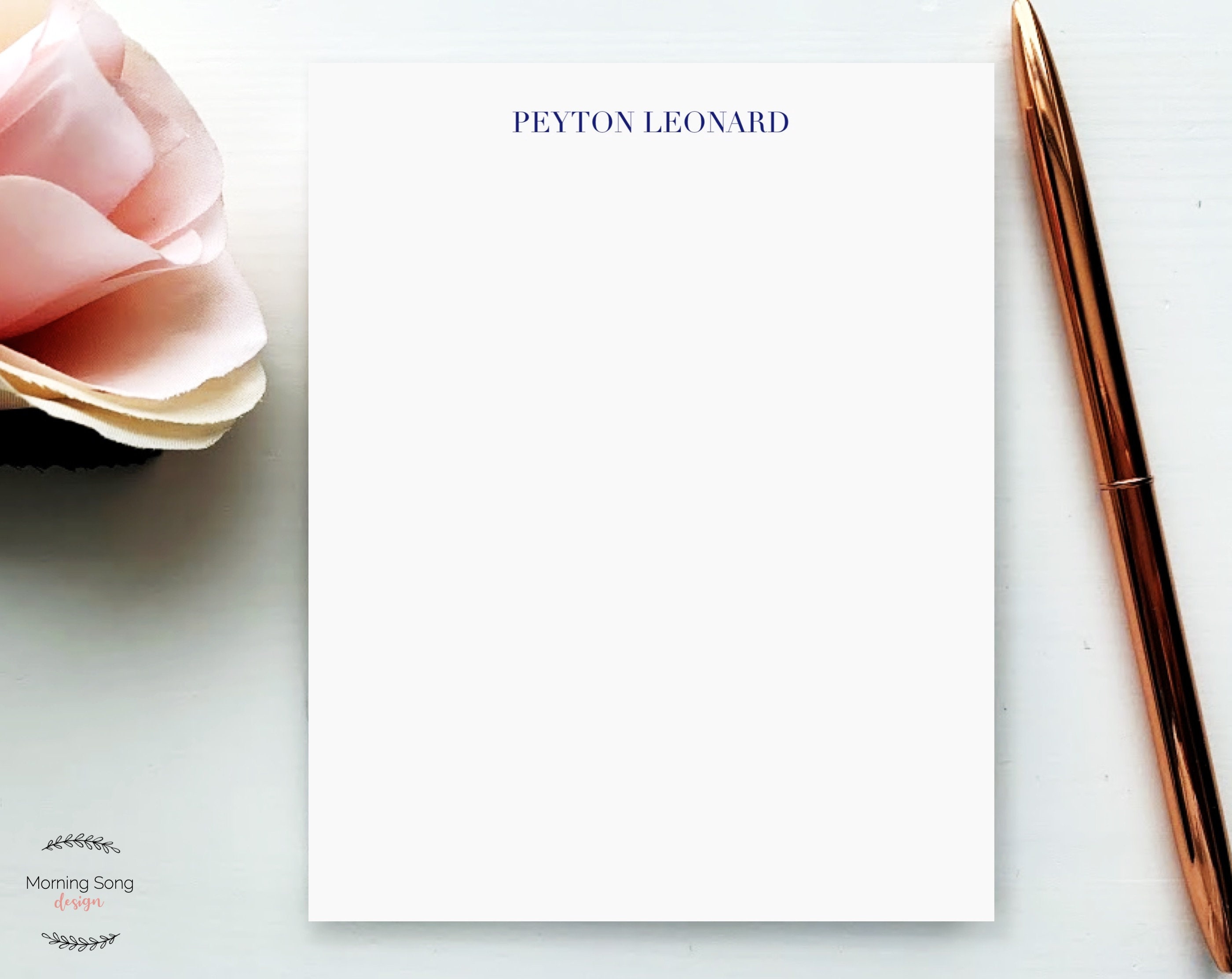 Professional Custom Notepad Personalized Name Notepad Boss Etsy