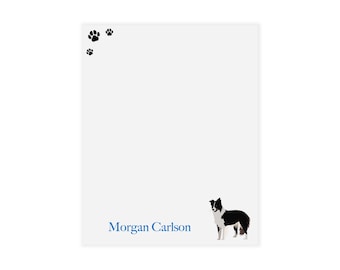 Border Collie Sticky Notes - 100 Sheets 3x3 Inch Dog Lover Notepads - Cute Animal Post It Notes For Office & Home
