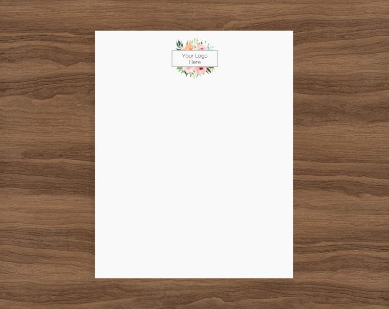 Custom Logo Notepads for your Business | Your Personalized Logo 50 Page Notepad | Wholesale Custom Business Logo Notepads | Blank Notepad image 1