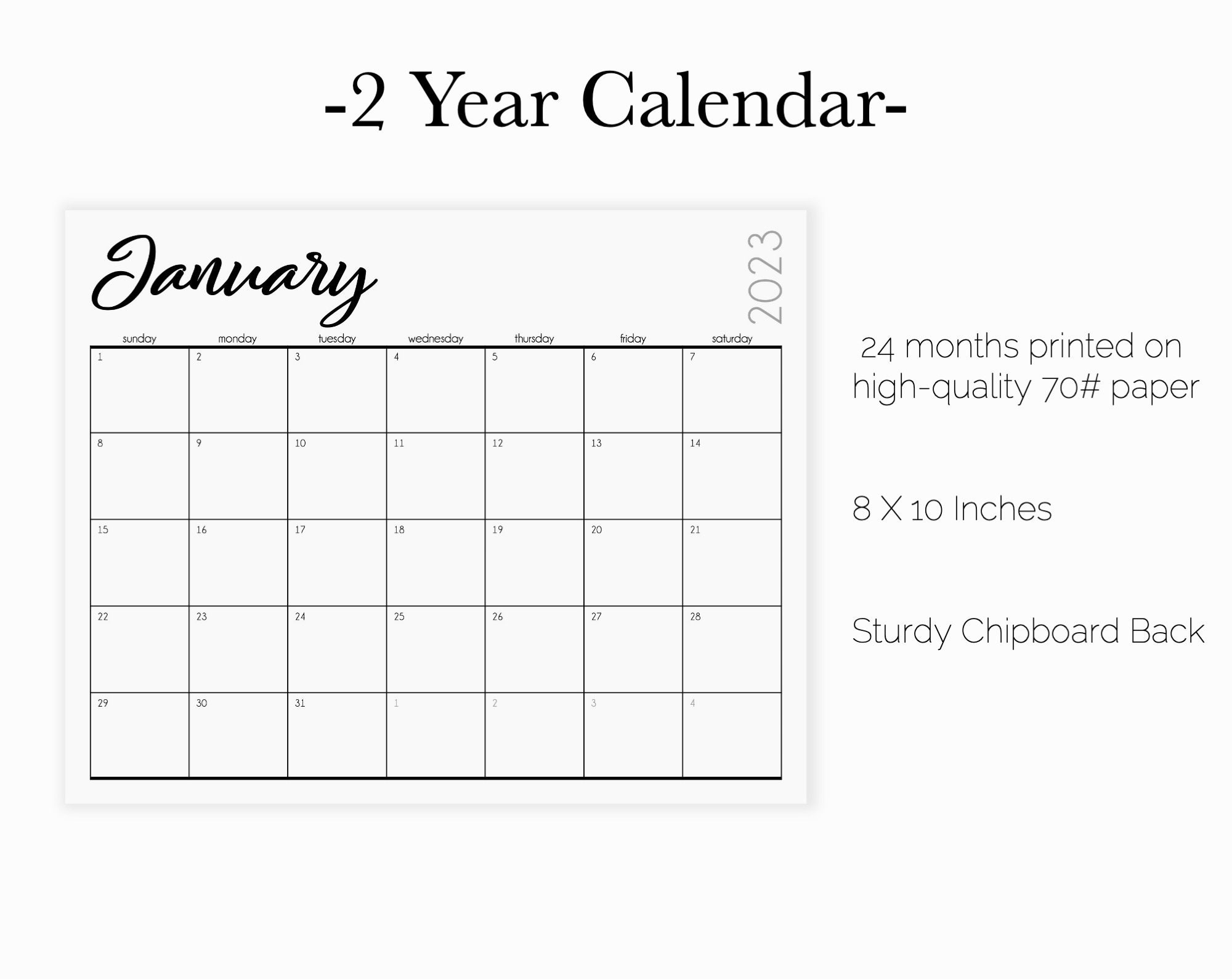 2023 Calendar Notepad 20232024 Desk Calendar Family Etsy Australia