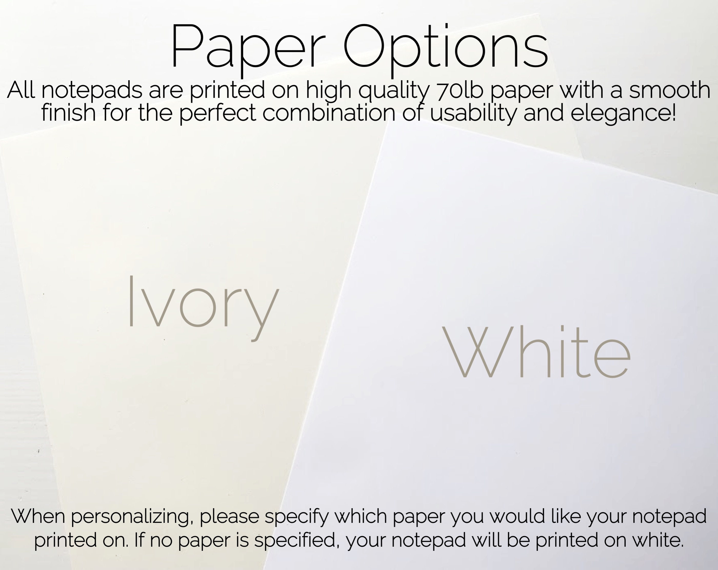 Buy 3D Effect Men's Personalized Monogram Notepad Paper Online in