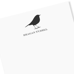 Personalized Bird Notepad with Name | Custom Bird Notepad Gift | Lined or Blank Writing Pad | Bird Stationery Note Pad | Animal Memo Pad
