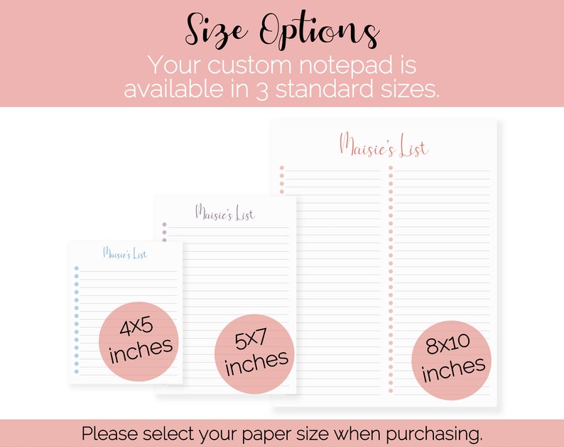 Personalized Checklist Notepad Custom To Do List Notepad Lined To Do List Desk Planner with Checkboxes Custom Productivity Desk Pad
