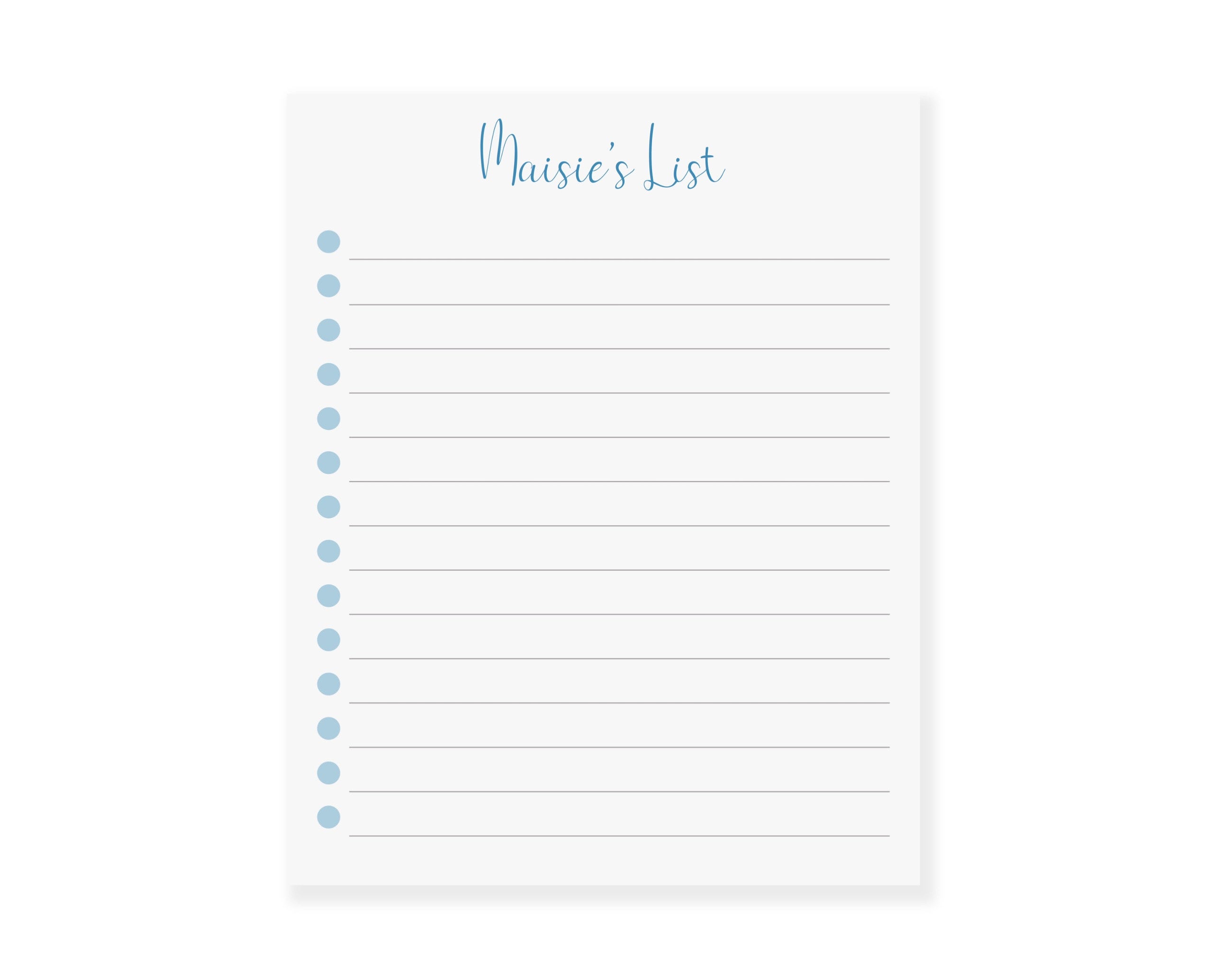 Notepad With Checkboxes Custom to Do List Notepad | Personalized Checklist Notepad | Desk ...