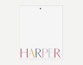 Personalized Notepad: Custom Stationery for Kids, Adults, and Teachers