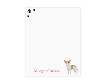 Blocco note personalizzato per cani Chihuahua / Blocco note personalizzato per cani / Blocco note personalizzato per cani / Regali per amanti dei cani Chihuahua / Blocco note per cani Chihuahua