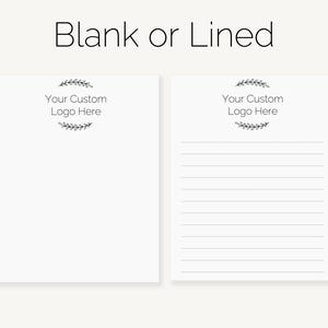 Custom Logo Notepads for your Business | Your Personalized Logo 50 Page Notepad | Wholesale Custom Business Logo Notepads | Blank Notepad image 6