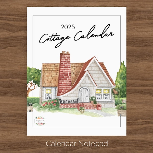 2024 Cottage Core Calendar Etsy