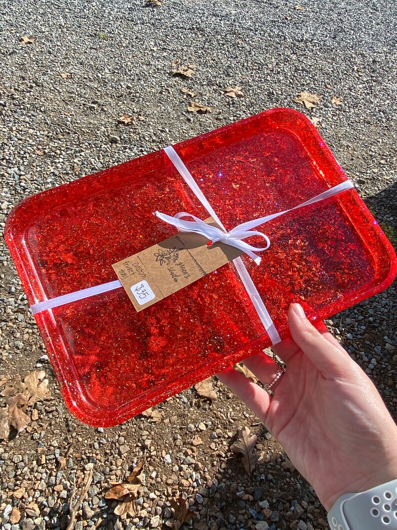 Custom Resin Rolling Tray Etsy