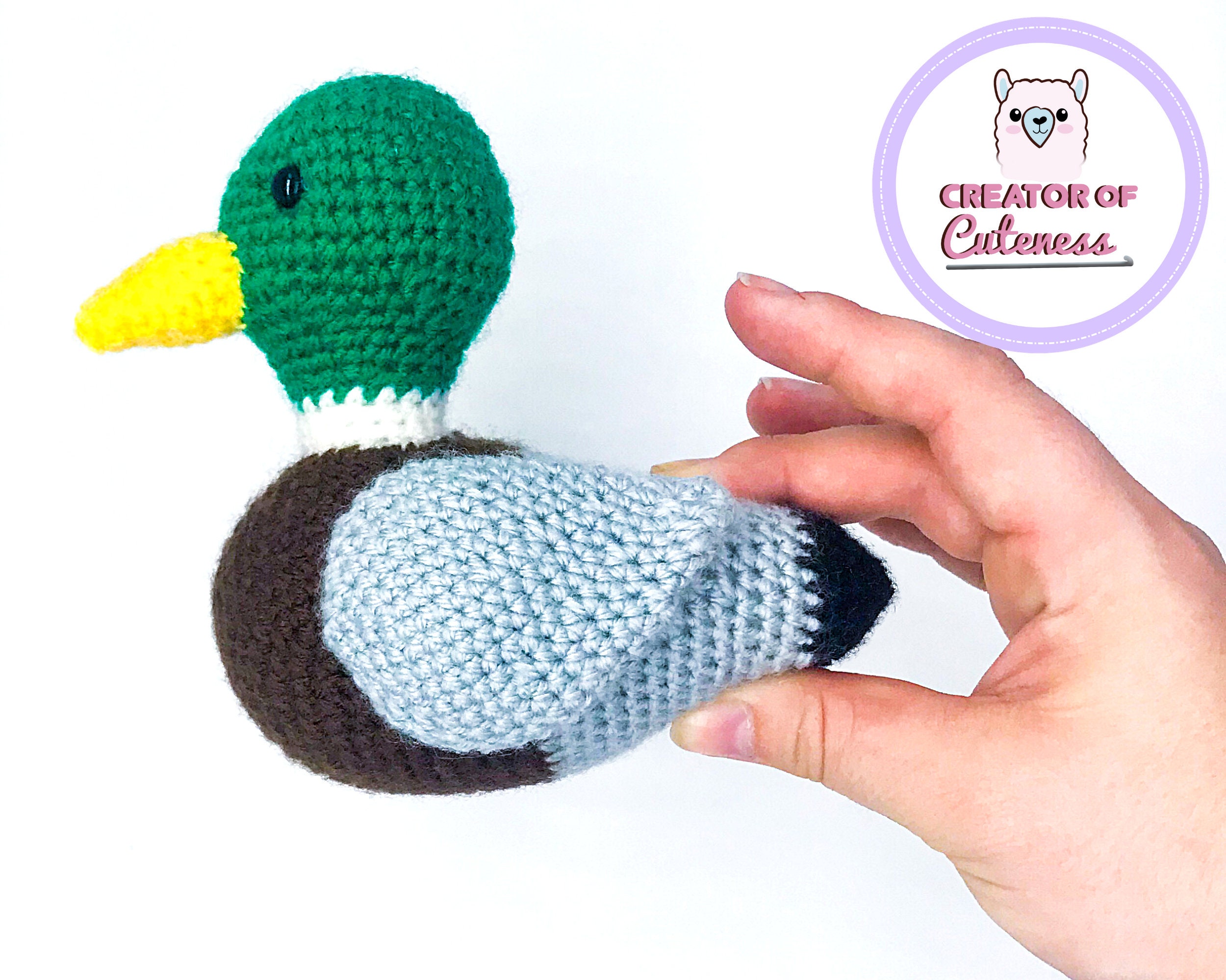 Crochet Mallard Pattern: Mason the Mallard Adorable Duck | Etsy