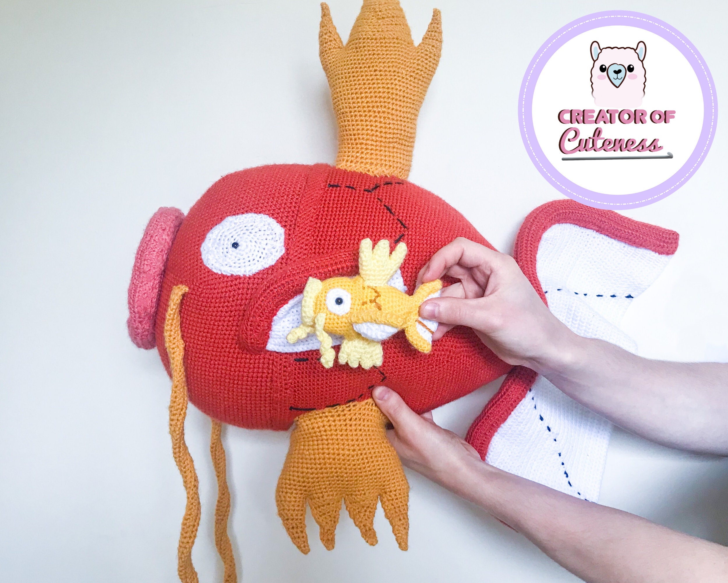 Crochet Pokemon Pattern: shiny Magikarp Cute Pokemon - Etsy UK