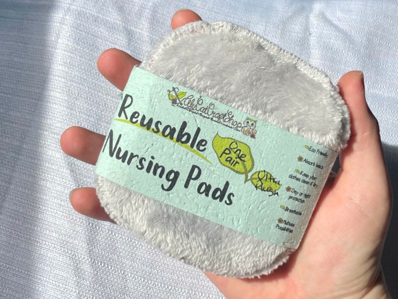 Reusable Nursing Pads for Eco Friendly New Moms, Nursing Accessories, Washable Breastfeeding Pads, Sustainable Material, Nursing Essentials image 3