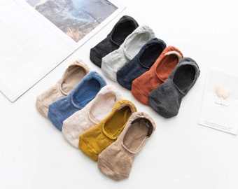 Invisible Autumn Fall Casual Knitted Women Fashion Socks
