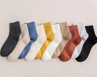 Ankle Autumn Fall Winter Casual Knitted Women Fashion Socks