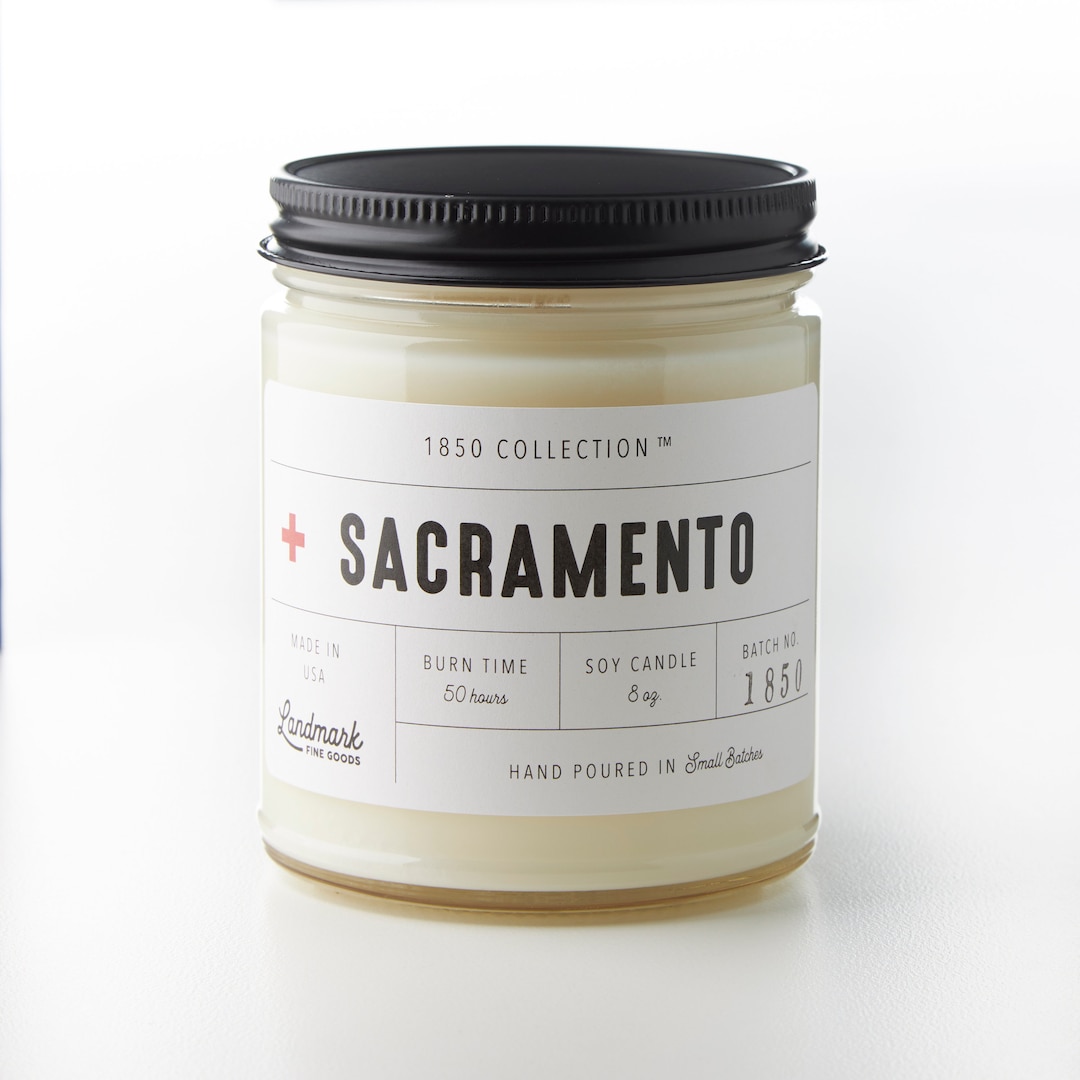 Sacramento 1850 Collection™ Candle Etsy UK
