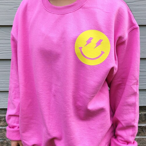 yellow smiley face hoodie