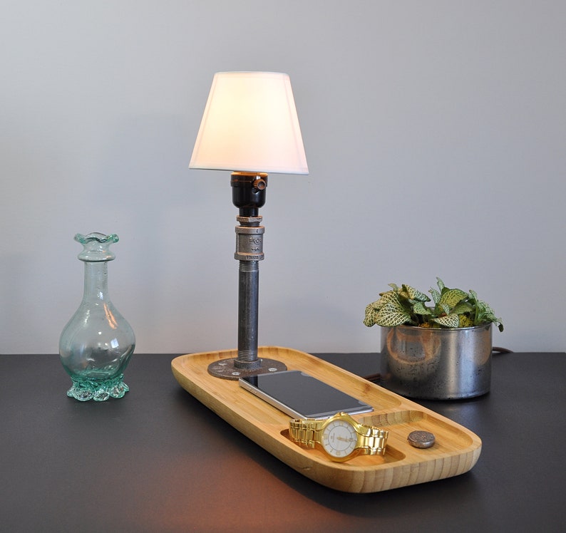 Desk Organizer Lamp Accessories Steampunk Table Gift For Men Women From Fast Rustic Home Decor Unique