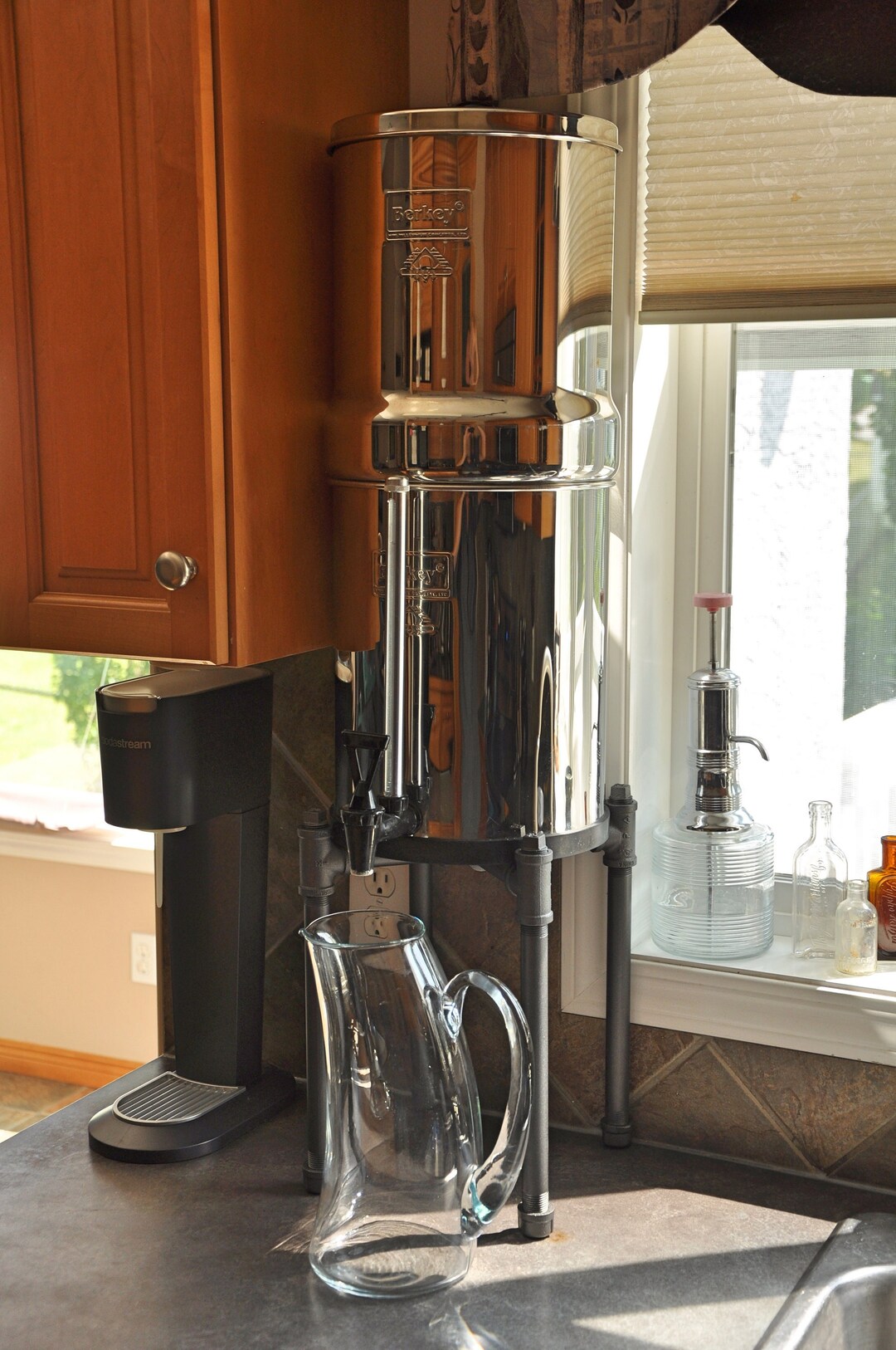 Buy Berkey Water Filter Counter Top Stand Alexapure Pro Pro One Propur