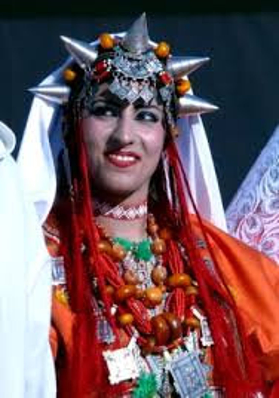 Ethnic Amazigh Head Jewelry Tiara Morocco Africa Artisanal Tiara Head