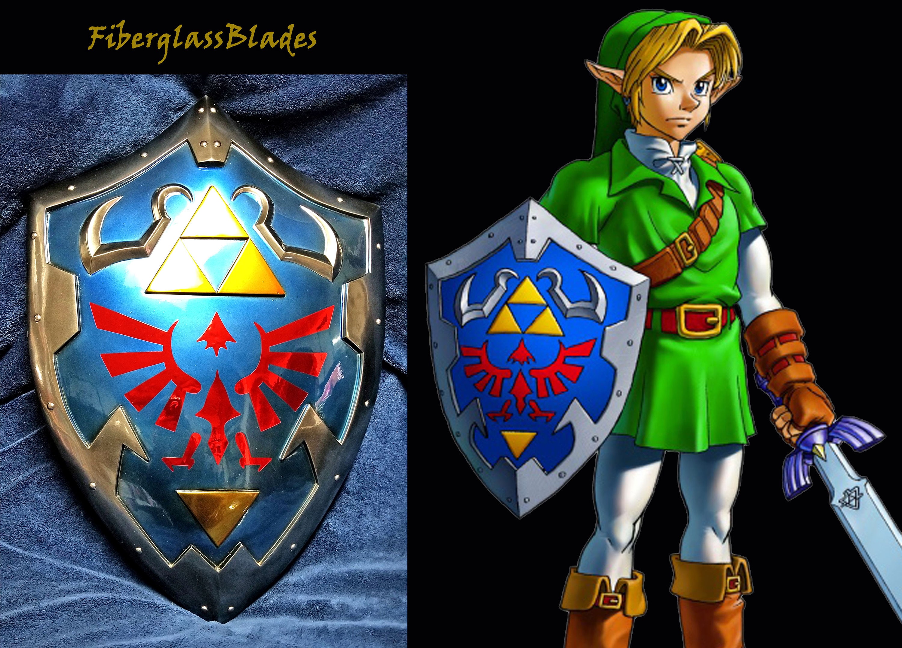 Legend of Zelda Ocarina of Time Hylian shield Etsy