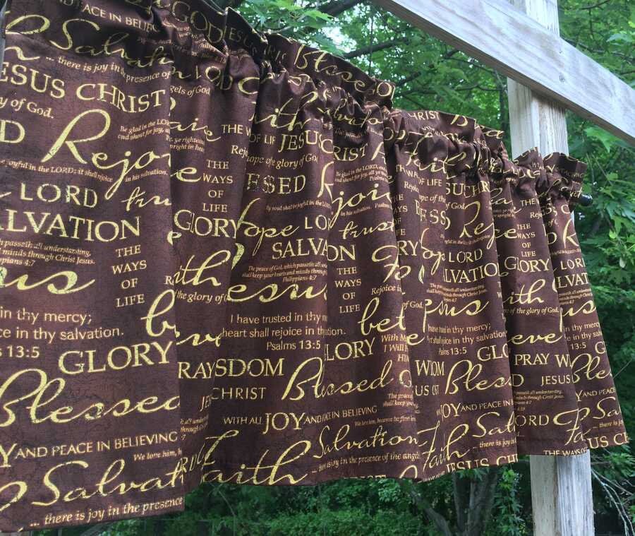 Christian Religious Valance Church Worship Devotion Prayer Etsy